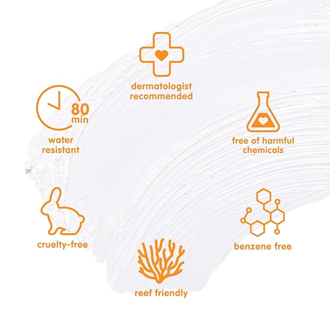 Thinksport SPF 30 Sport Sunscreen Stick with Zinc Oxide, 0.64 oz – Safe, Natural, Water Resistant Sunscreen Stick – Mineral UVA/UVB Sun Protection – Reef Safe Sunscreen