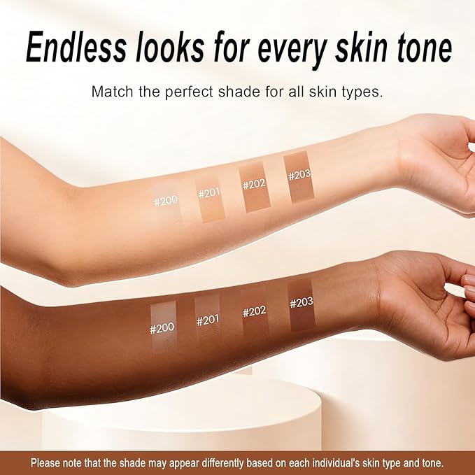 Korean Color Changing Foundation Stick 2-in-1 Waterproof & Long-Lasting Hydrating Makeup,with Brush for Lumine Skin, Dual-Ended Foundation -Concealer Stick, Portable for Easy Daily Use and Travel