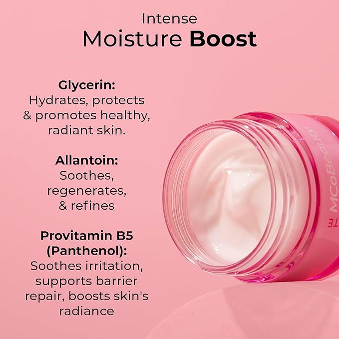 MCoBeauty - Hydrate Intense Moisture Boost - Rich Cream with Panthenol and Barrier Support - Daily Hydrating Moisturiser for Dehydrated Skin - Moisturizer Face Cream