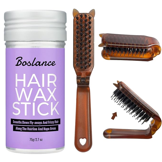 Hair Wax Stick - Smoothing Pomade for Flyaways, Women, Kids, and Slick Hairstyles