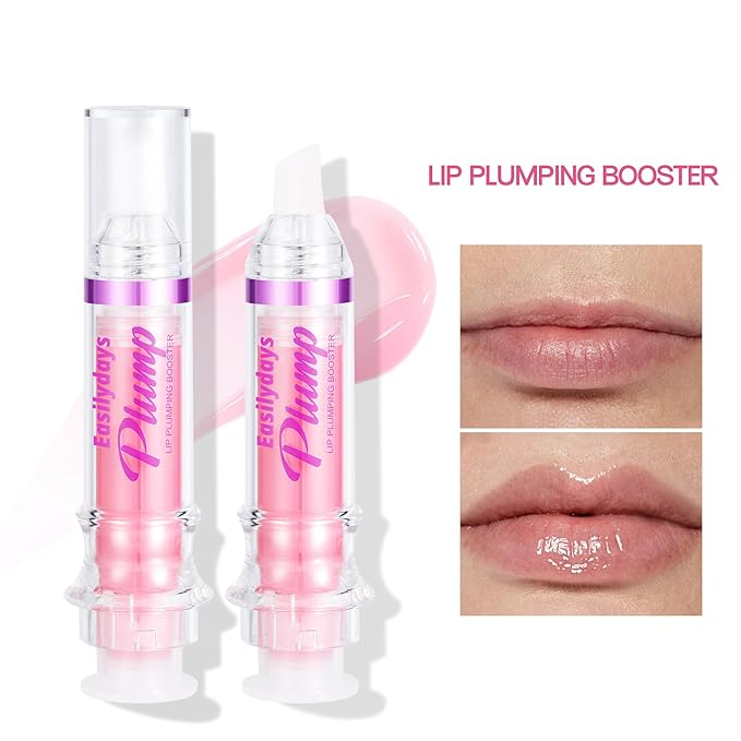 Lifting Gloss, Spicy Lip Plumping Booster Lip Gloss Glossy Lipstick, Hydrating, Volumizes, High-Shine, Fuller Plumper Lip Mirror Lip Glaze, Plump & Pout Lip Plumper for Women Girls (#01)