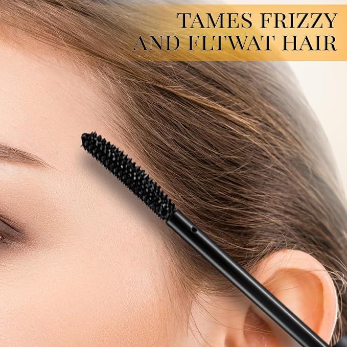 Hair Gel Hair Styling Tool, 2 Pack Anti-Frizz Finishing Stick for Frizzy Hair- Travel Size, Organic, Not Tested On Animals, Unscented, Unisex