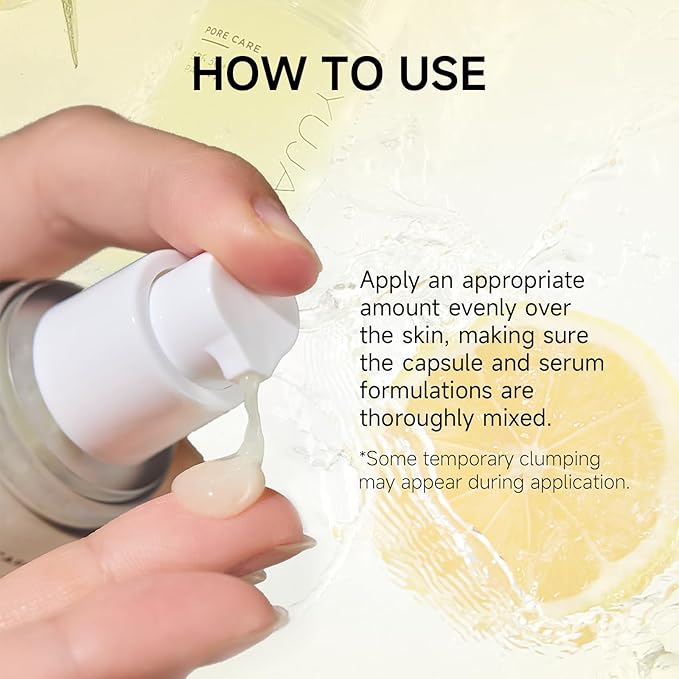 VELY VELY Yuja C Sunscreen Serum SPF 50+ PA++++, Korean Sunscreen UV Protection Lightweight Pore Care, Non-Sticky, No-Pilling Evens Out Skin Tone for Sensitive Skin 30ml/1.01 oz