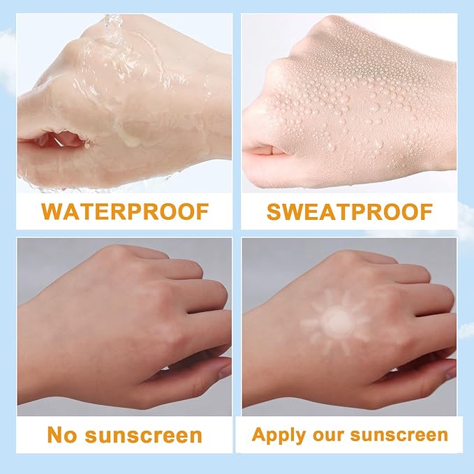 40 Pack Travel Size Sunscreen SPF50+ PA+++ - Mini Sunscreen Bulk for Face & Body, Lightweight & Non-Greasy, Water-Resistant Sunscreen Packets for Outdoor Sports & Party Favors, 0.28 OZ/Pack
