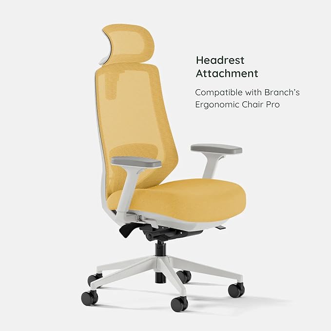 Branch Adjustable Ergonomic PRO Headrest Attachment - Only Compatible Ergonomic Chair PRO - Experience Optimal Comfort and Support - Spark