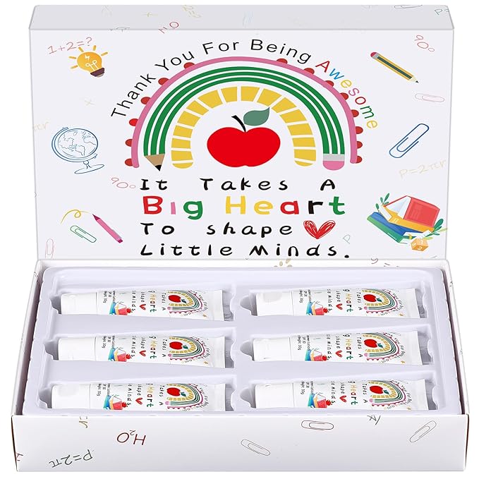 6 Pcs Teachers Day Gifts Travel Size Sunscreen Spf 30 Mini 1oz Travel Water Resistant Sunscreen Lotion Gifts for Teacher