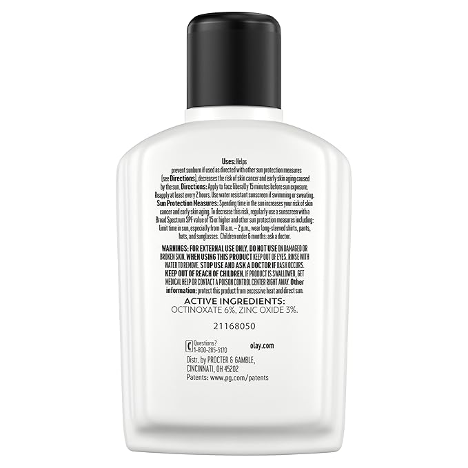 Face Moisturizer by Olay, Age Defying Classic Daily Renewal Lotion, With Sunscreen, Classic,4 oz