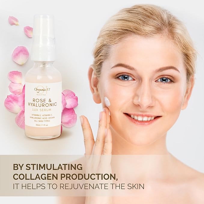 Rose Collection Skincare Gift Bundle – Hydrating, Brightening & Exfoliating Skincare Set for Radiant, Smooth Skin