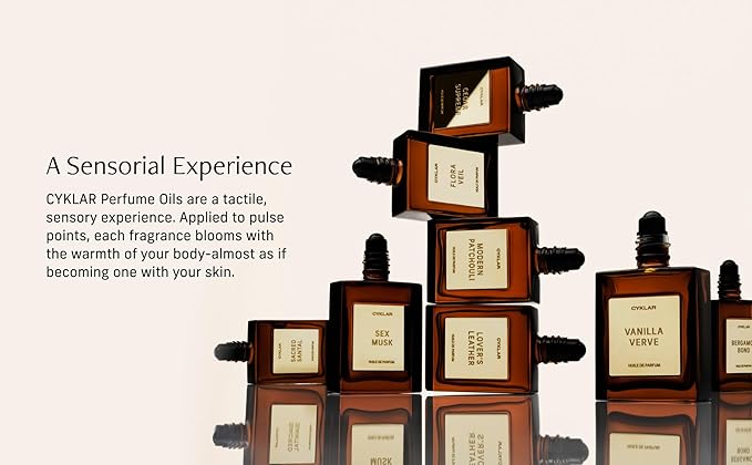 CYKLAR Perfume Oil for Skin – Sex Musk Scent – Seductive Perfume Fragrance with Rose, Tonka Bean & Musk Notes – Travel-Friendly 30ml