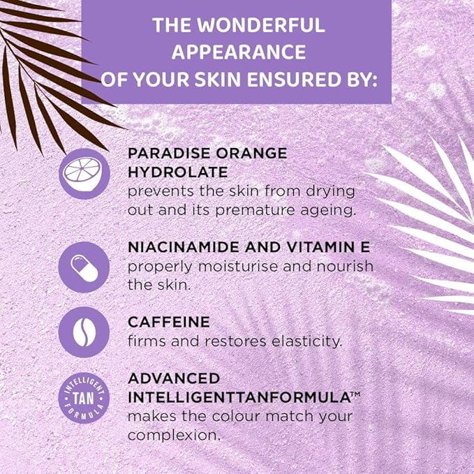Eveline Cosmetics Brazilian Body Firming Self-Tanning Gel-Balm with Erythrulose, DHA & Vitamin E - Vegan Formula for Natural Radiant Tan & Hydrated Skin