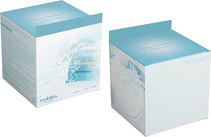 CICA Dew Moisture Pads | Cooling CICA Toner Pad for Sensitive Skin | Hydrating Soothing with Centella Asiatica Niacinamide & Hyaluronic Acid | Korean Skincare | 70 Pads (6.08 fl oz / 180 mL)
