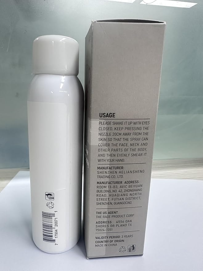Sunscreen Spray SPF 50+ for Face & Body, Reef Safe Sunscreen Spray, Broad Spectrum UVA/UVB Sunblock, Oxybenzone-Free, Non-Comedogenic, Oil-Free, Water Resistant, 5.07oz Travel Size (1 pack)