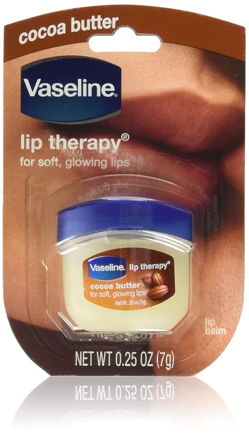 Vaseline Lip Therapy Cocoa Butter, .25 oz (Pack of 5)