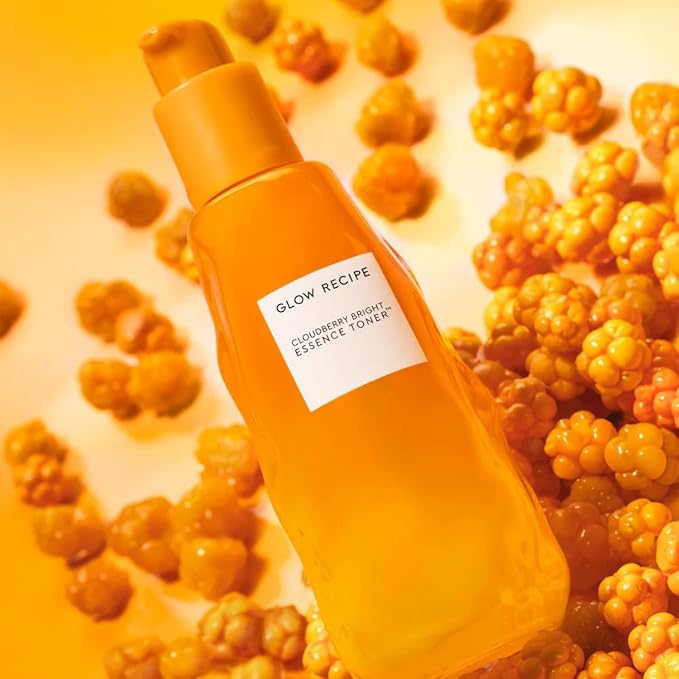 Glow Recipe Cloudberry Brightening Essence Toner Bundle - Full Size Toner (75ml) + Mini Travel-Size Bottle (30ml)