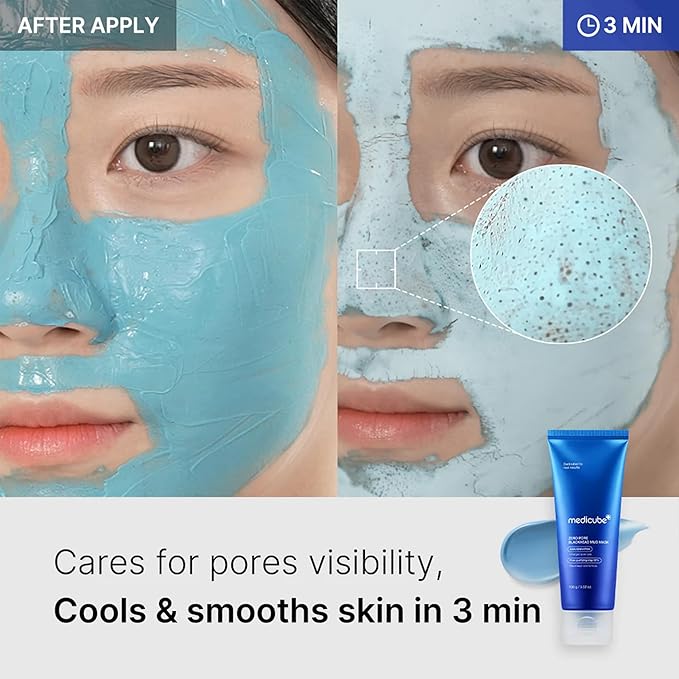 medicube 3-Step Zero Pore Care Trio: Zero Pore Blackhead Cleansing Oil, Zero Pore Mud Mask, and Multi Pore Brush & Mask Applicator | All-in-One Blackhead & Excess Sebum Facial Care Routine
