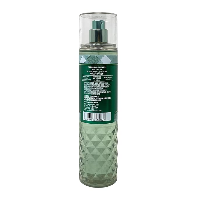 Bath & Body Works Gingham Fresh Deluxe Gift Set - Fragrance Mist - Body Cream - Body Wash and Body Lotion - with a Natural Oats Bar Soap - Full Size