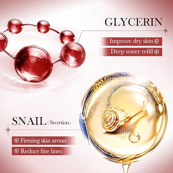 Gentle Hydrating Facial Water - Daily Soothing Toner and Moisturizer for Women Snail One Size