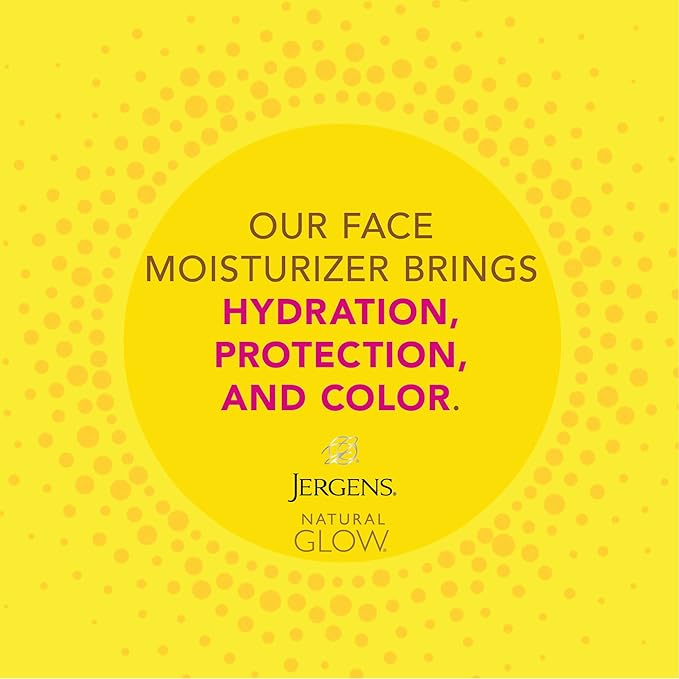 Jergens Natural Glow Daily Facial Moisturizer, Fair to Med 2 fl oz (59 ml)