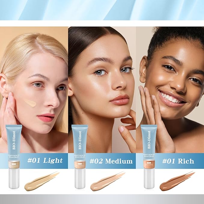 CC Serum Cream – Color Correcting & Hydrating Formula for Radiant Skin – Available in Light, Medium, and Rich – 30ml / 1.01 fl oz(medium)