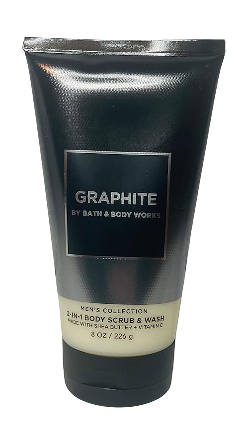 Bath and Body Works Men's Graphite Body Scrub 8 Ounces