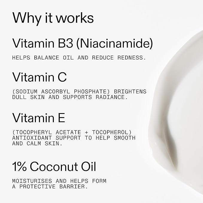 The INKEY List Vitamin B, C And E Moisturizer, Daily Moisturizer for Healthy Looking Skin, Vegan, Cruelty-Free, 1.7 oz