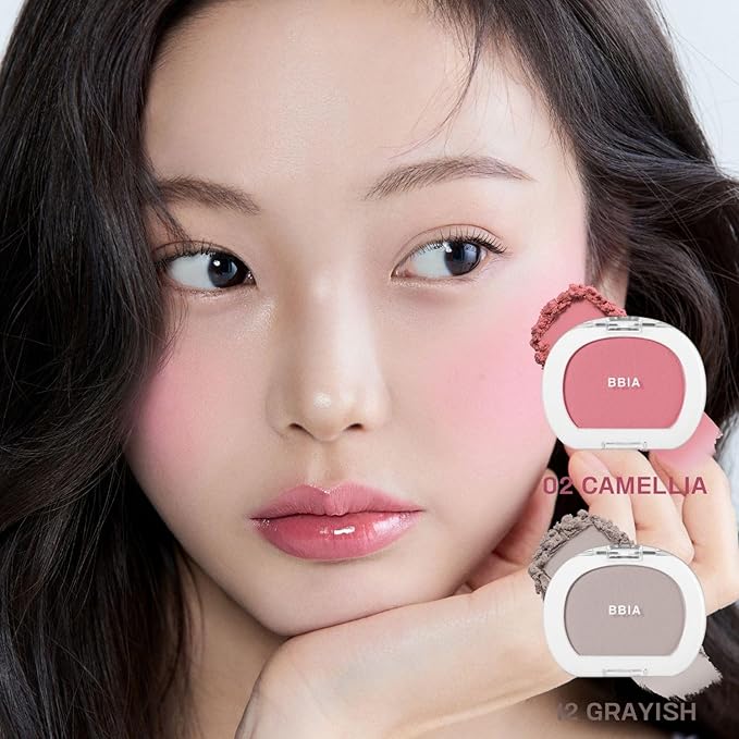 BBIA Last Blush NEW 15 Colors - Cheek Blush Shaping Shading Contour & Highlight Long-Lasting Matte Finish Natural Shades Buildable & Blendable Daily Korean Face Makeup (06 SWEET PEA, Pack of 1)