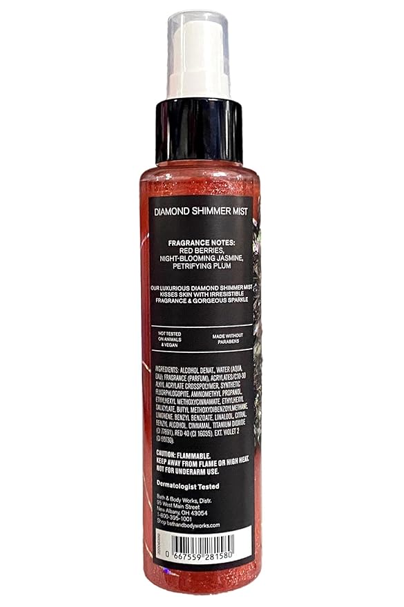Bath & Body Works Vampire Blood Fragrance Mist and Shimmer Mist Duo Set with a Himalayan Salts Springs Bar Soap