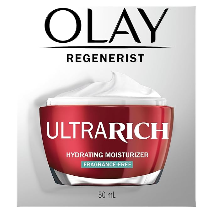Olay Regenerist Ultra Rich Face Moisturizer, Fragrance-Free, 1.7 Oz