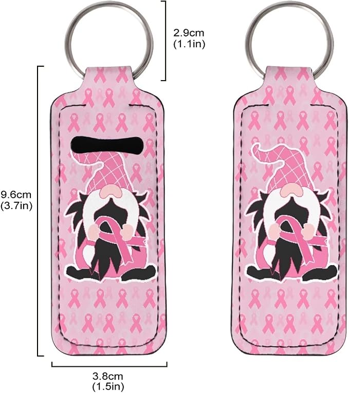 Pensura Chapstick Holder Keychain Fashion 5 Pcs Car Keychain Holder Portable Chapstick Holder Keep from Scratched and Dust