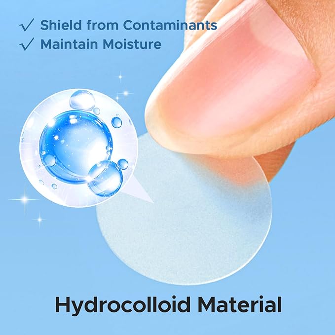 LitBear Pimple Patch Bulk, 720 Patches 3 Size Acne Patches for Face, Hydrocolloid Spot Stickers for Covering Zits, Blemishes, and Breakouts, Suitable for All Skin Types