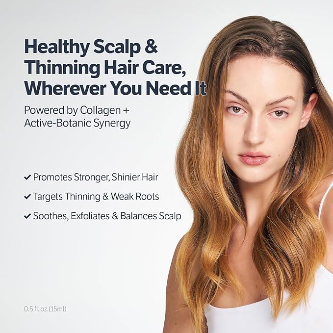 SUNGBOON EDITOR Deep Collagen Filler skin-revitalizing Serum&Hair Growth Scalp Serum Set, Korean Skincare with Volufiline for skin-conditioning, Glow Mist&Caffeine Biotin for Hair Thickening| Gift Set