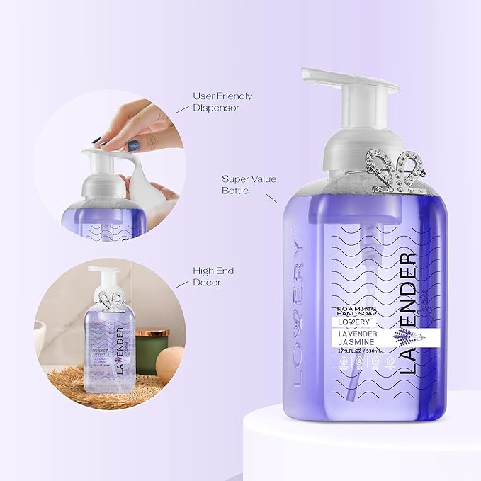 Foaming Hand Soap 10 Pack, Moisturizing W Aloe Vera & Essential Oils - Alcohol-Free Citrus Blend, Lemon, Orange, Lime, Grapefruit, Black Cherry Fragrances & More Hand Wash for Kitchen and Bathroom