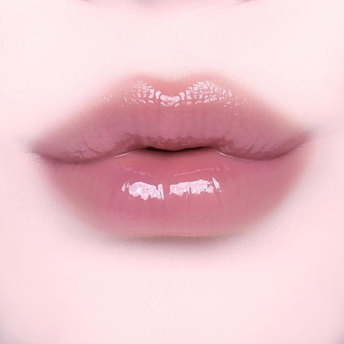 DINTO Official Overlord Lip Glaze | Korean Cosmetics | Vegan | Moisturizing Gloss | Glass Lip | Long Lasting Color | High Density (333 Fee Marraine)