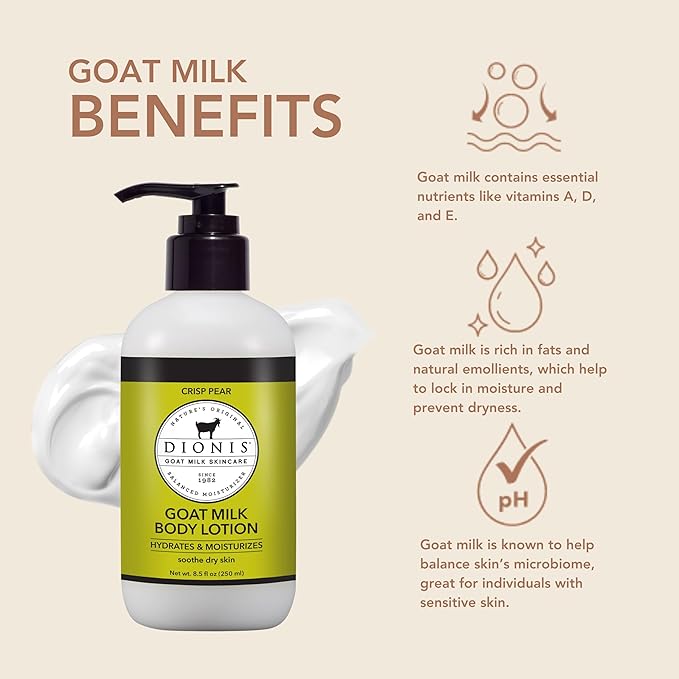 Dionis Goat Milk Body Lotion Crisp Pear 8.5 oz (Pack of 1)
