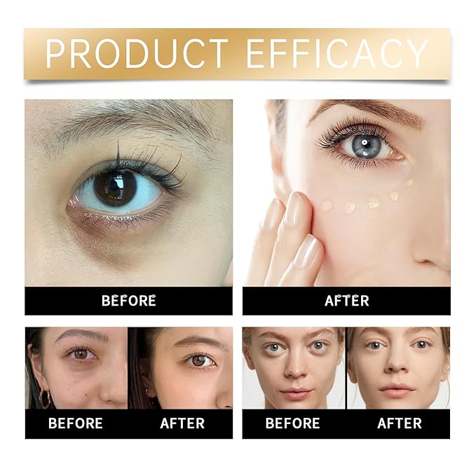 Luminous Eye Corrector SPF 41, Dark Circles Under Eye Treatment Color Corrector, Anti-Aging Tinted Eye Cream, Luminous Eye Corrector, Hydrating Eye Serum Cream (Ivory White, 1.5 Fl Oz)