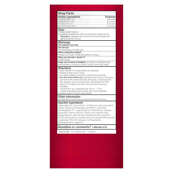 Olay Regenerist Regenerating Face Lotion with Sunscreen SPF 15 Broad Spectrum,No Scent,2.5 fl oz,(Pack of 2)