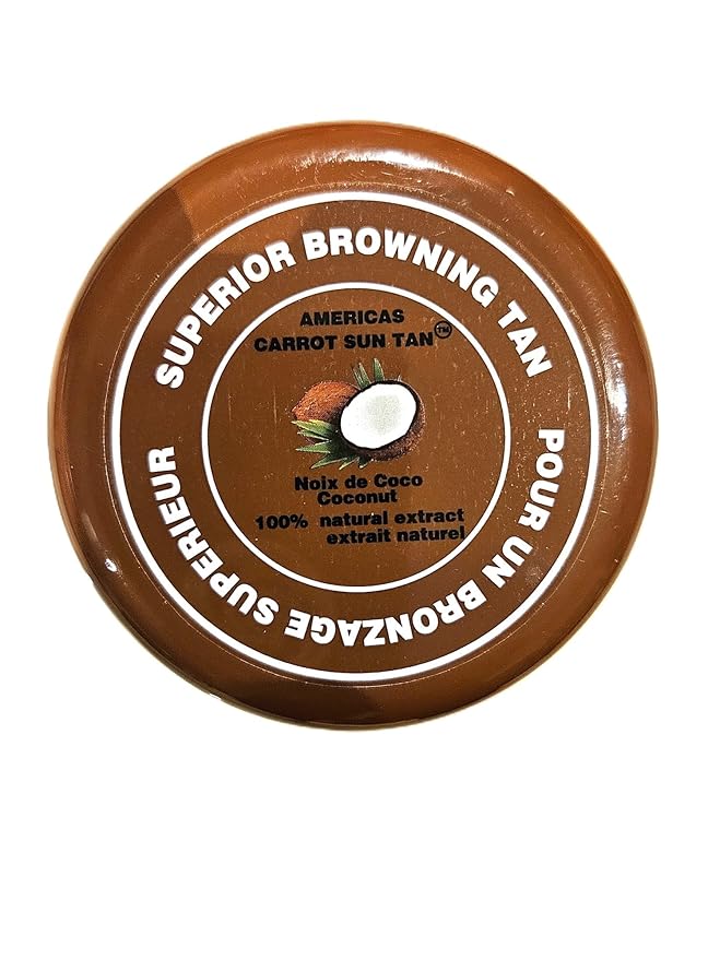 Coconut - Fast tan accelerator with Coconut, Carrot & Henna - Deep Browning Cream, Moisturizing Tanning lotion for Beach or Sun Bed
