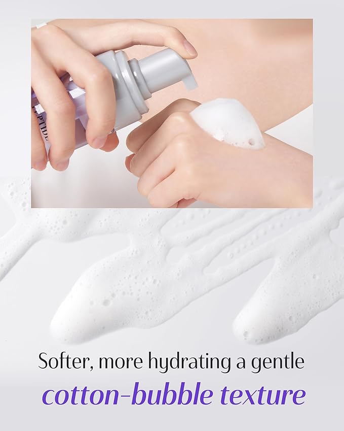 DR.PEPTI Korean Peptide Volume Master Toner for Face - 12 Peptides Bubble Formula Pore Refining Elasticity Hydrating Facial Toner with Hyaluronic Acid Collagen Centella for All Skin Types, 5.24 fl.oz.