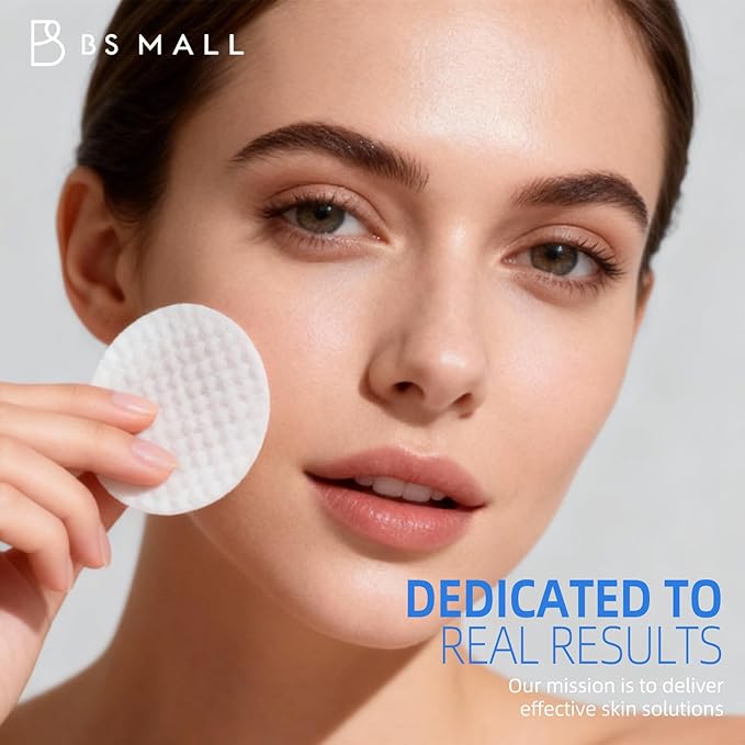 BS-MALL Zero Pore Pads – Dual-Textured Facial Toner Pads with 4.5% AHA Lactic Acid & 0.45% BHA Salicylic Acid for Exfoliation, Pore Care & Acne Treatment – 70 Pad for All Skin Types