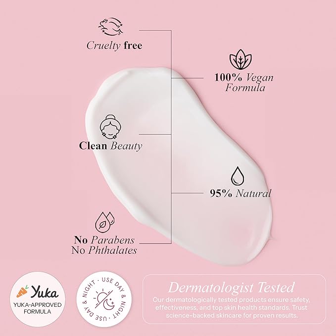 Collagen & Retinol Face Cream – Dermatologist Tested, Anti Aging, Korean Skin Care – Firming, Anti Wrinkle, Hydrating Moisturizer, Pore Care – Vegan, Clean Beauty – Pack of 2