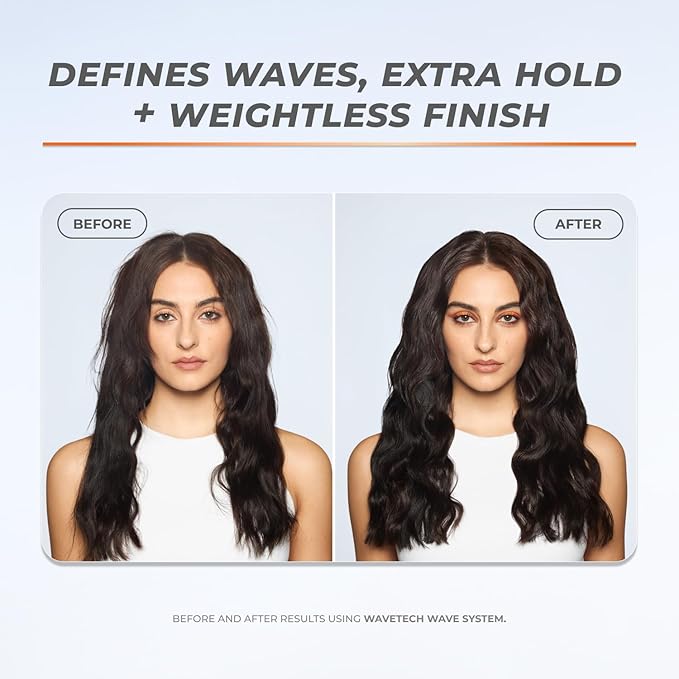 XMONDO Hair Wavetech Extra Hold Wave Foam - Vegan Formula with Pro-Vitamin B5 and Anti-Frizz Nutrients to Fight Static, Control Frizz, and Enhance Your Wavy Hair, 6.7 Fl Oz, 1-Pack