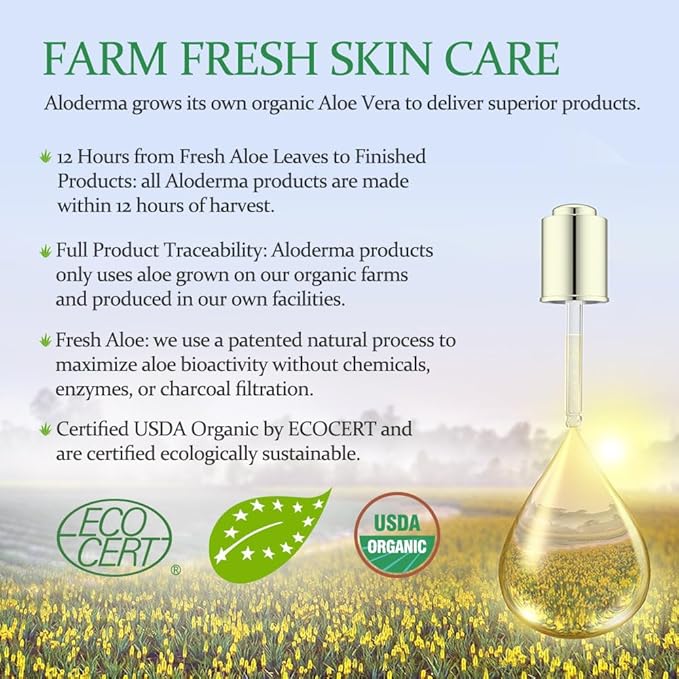 Aloderma Aloe Oil Controlling Set, 4 pcs - Aloe Clearing Gel, Oil Controlling Cleanser, Hydrating Cream, Hydrating Toner