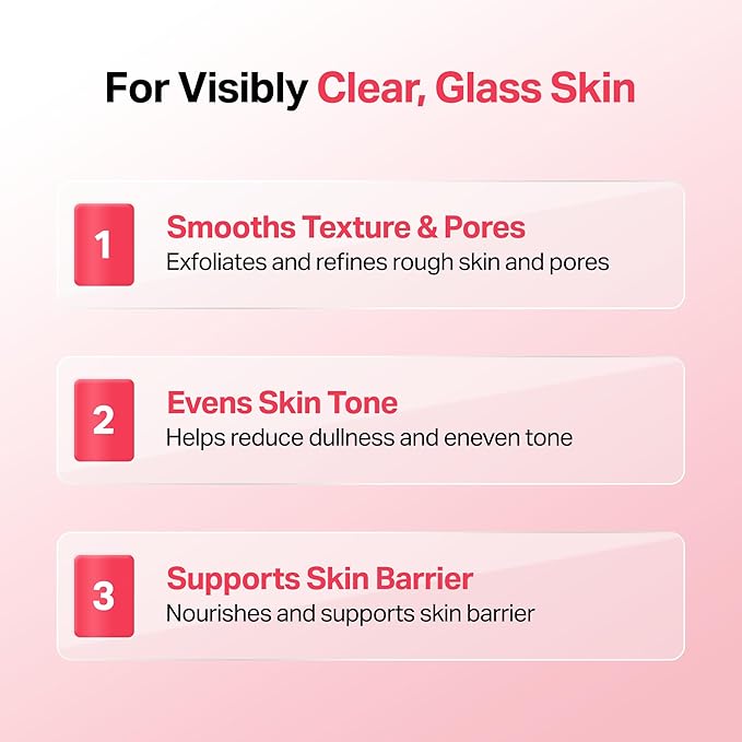 Meebak Camellia Clear Daily Exfoliating Serum – 2% Niacinamide + AHA & PHA, Gentle Chemical Exfoliant Face Serum for Skin Texture & Tone, Hydrating Pore Minimizer for Face, Korean Skincare