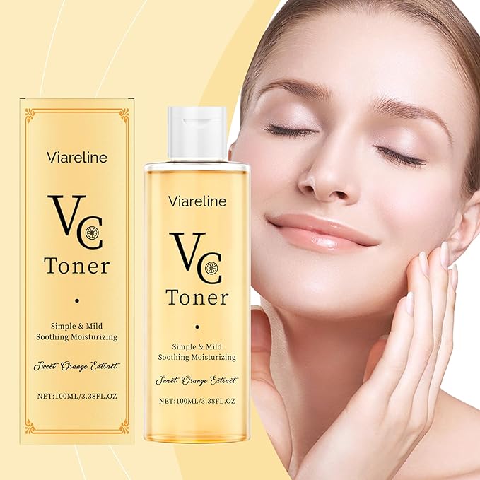 VC moisturizing Toner, Deeply Hydrating and brightening The Complexion, a Must Before Makeup, Easy to Absorb and Lock Water, Skin Care and moisturizing