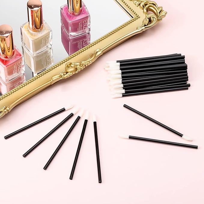 2000 Pieces Lip Wands Lip Applicators Disposable Lip Brushes Lipstick Brush Lip Gloss Wands Lint Free Makeup Applicator Brush