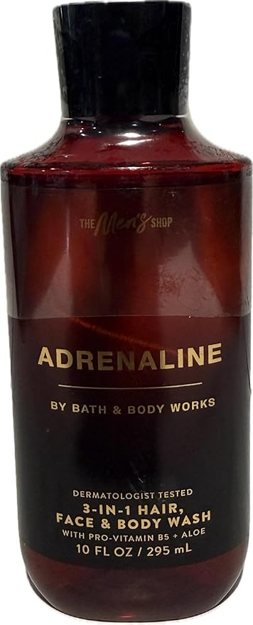 Bath & Body Works Adrenaline 3-in-1 Hair, Face & Body Wash 10 Ounce