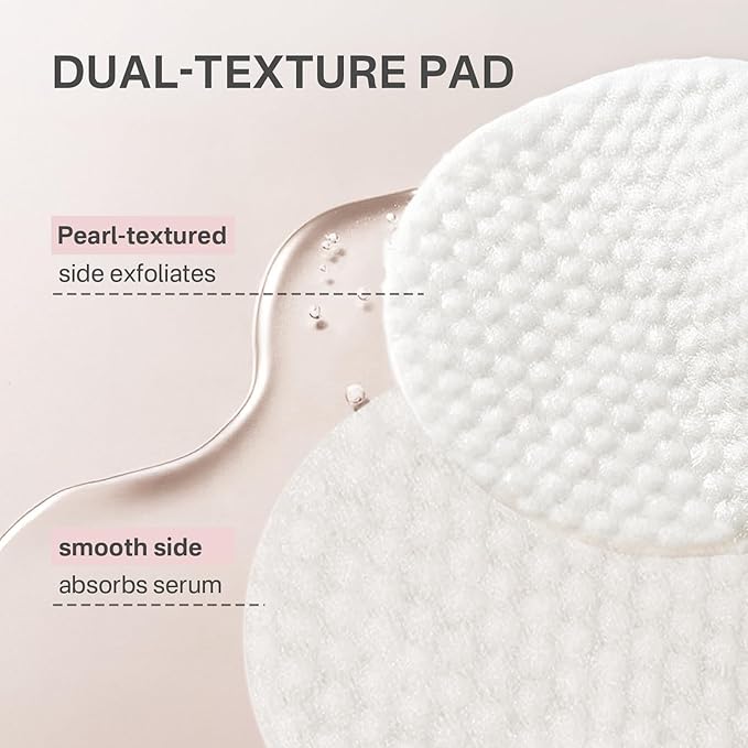 Glycolic Acid 20% Resurfacing Pads (50 Count), Exfoliating Peel Pads for Face, Skin Pore Resurfacing & Radiance, Exfoliating Toner Facial Pads with Oil, Salicylic Acid & Vitamins E, B3, B5