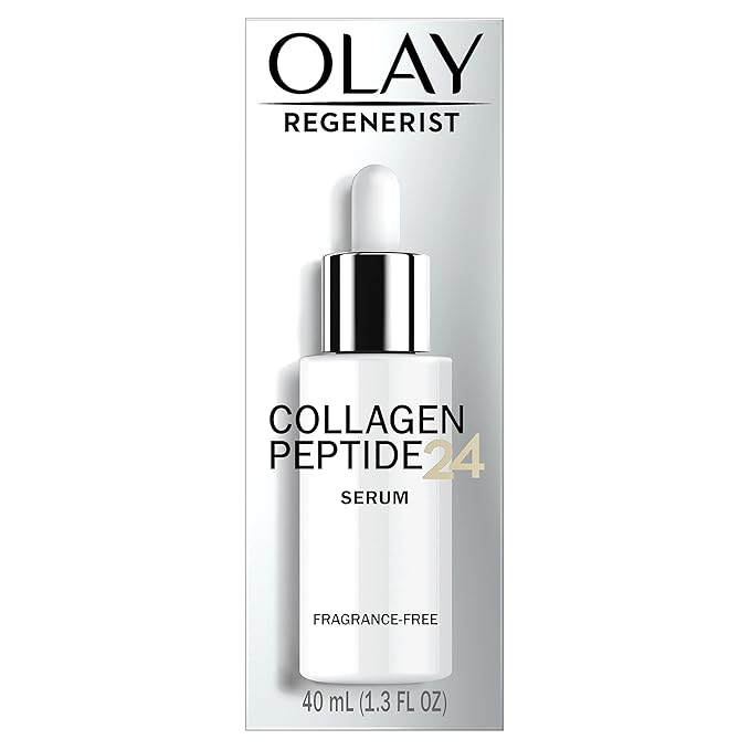 Olay Collagen Peptide Visibly Firming Serum, Fragrance-Free, 1.3 FL OZ (40 mL)