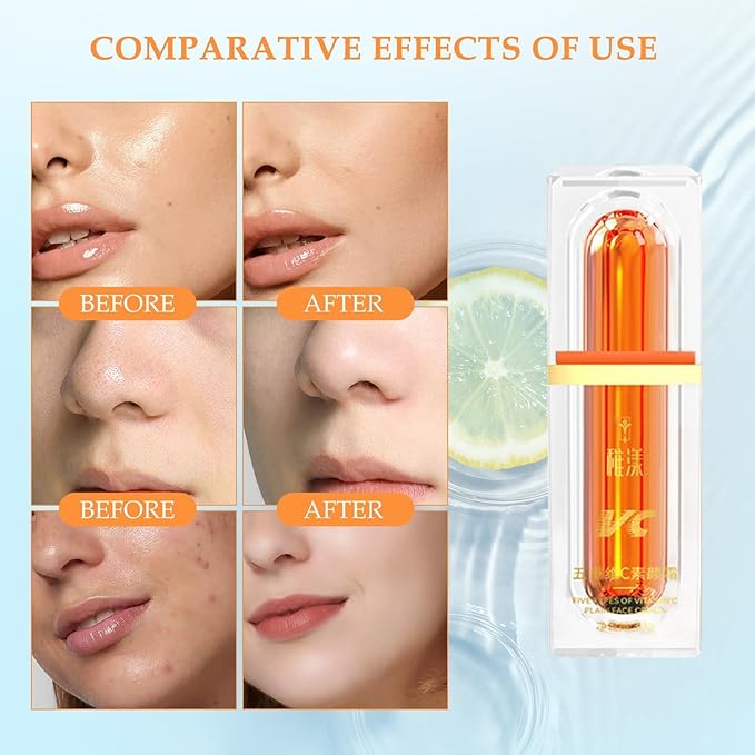 2Pcs Five Vitamin C Tone-Up Cream,Five Vitamin C BB Cream,Natural Makeup Tone-Up Lazy Concealer for All Skin Types & Daily Use