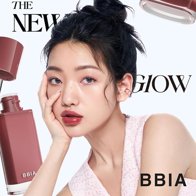 BBIA Glow Tint – Lip Plumping Volumizing Glossy & Glowy Lip Stain Naturally Moisturizing Comfortable Texture Lightweight Long-Lasting Vivid Color Non-Sticky Korean Makeup (27 DRY FIG, Pack of 1)